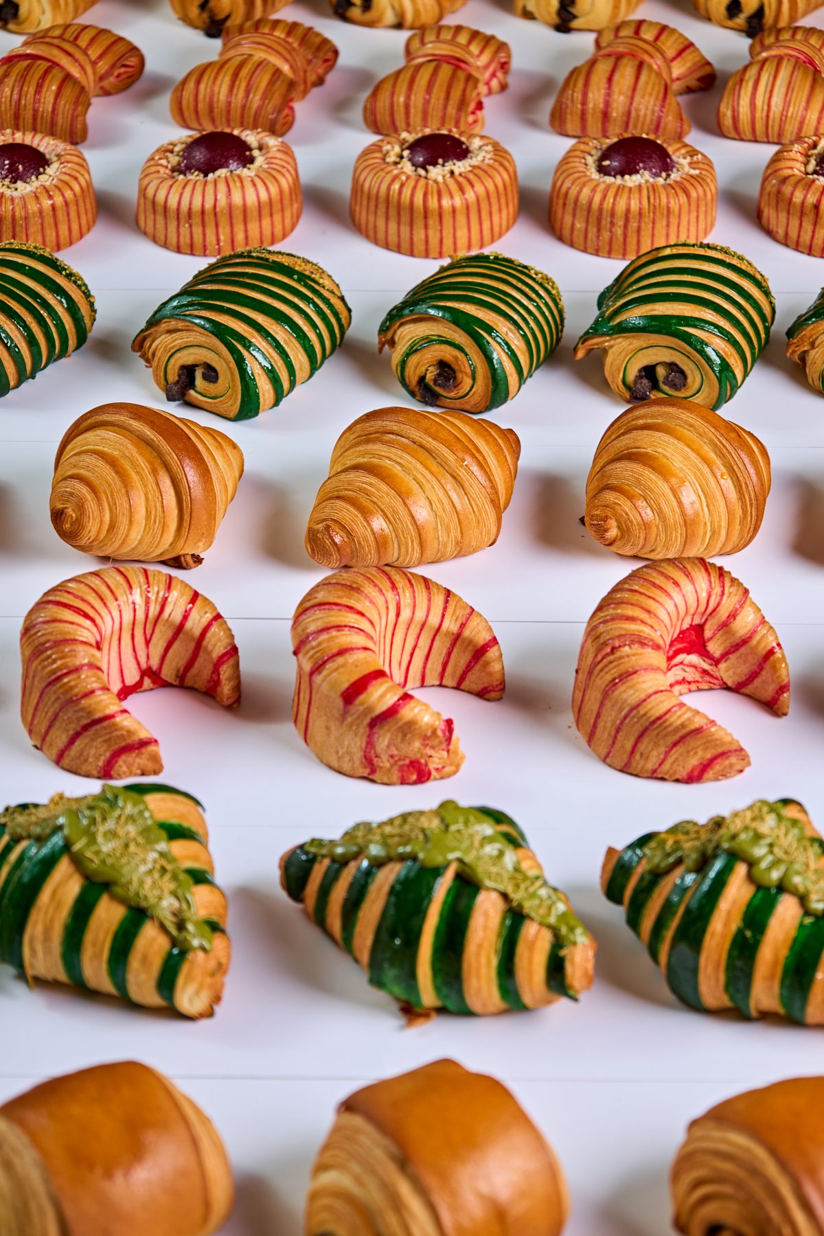Souffle laminated pastries